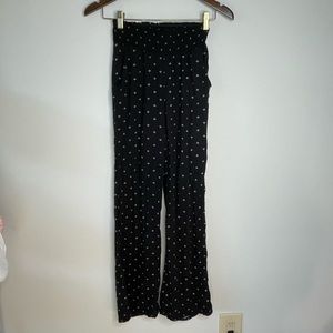 Love Five Black Flared Lounge Pants